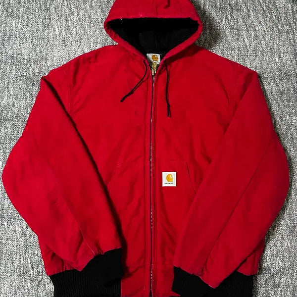 [BUNJANG] Carhartt J140 Active Jacket Red L-XL / 칼하트 J140 레드 액티브 자켓 L-XL