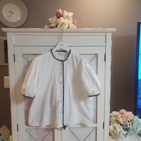 [BUNJANG] J.J. GOTS Blouse Size 66 / jj지고트 블라우스/66