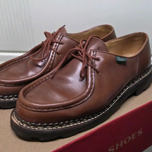 [BUNJANG] Paraboot Michael Marron Shoes - Size 42 / 파라부트 미카엘 마룬 42