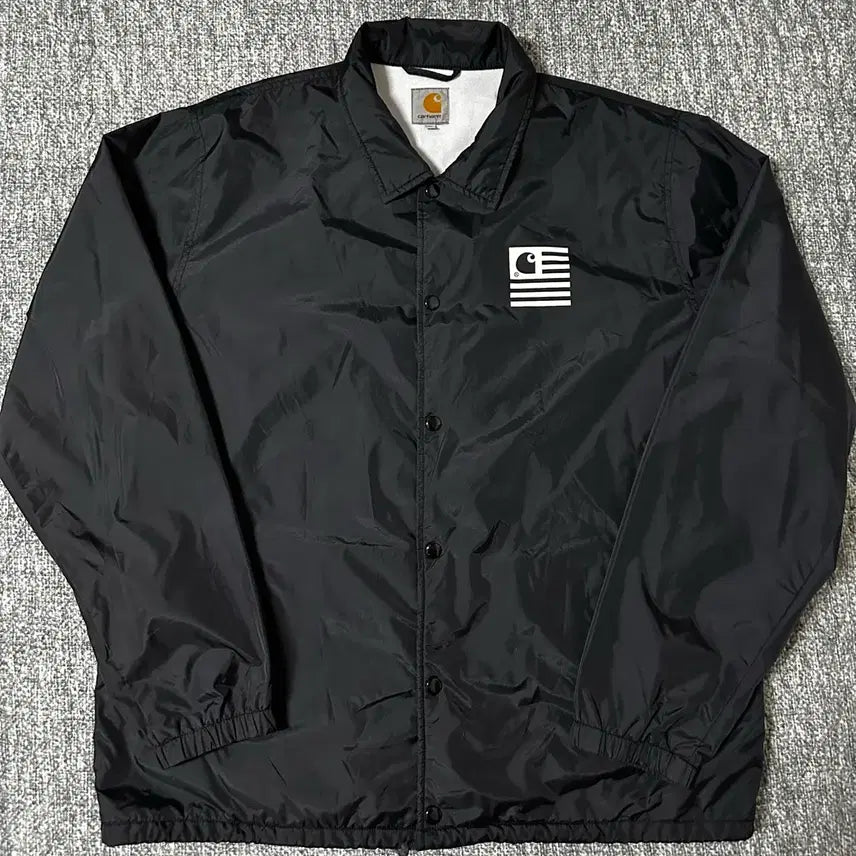 [BUNJANG] Carhartt WIP State Coach Jacket Black XL / 칼하트 WIP 스테이트 코치 자켓 XL 블랙
