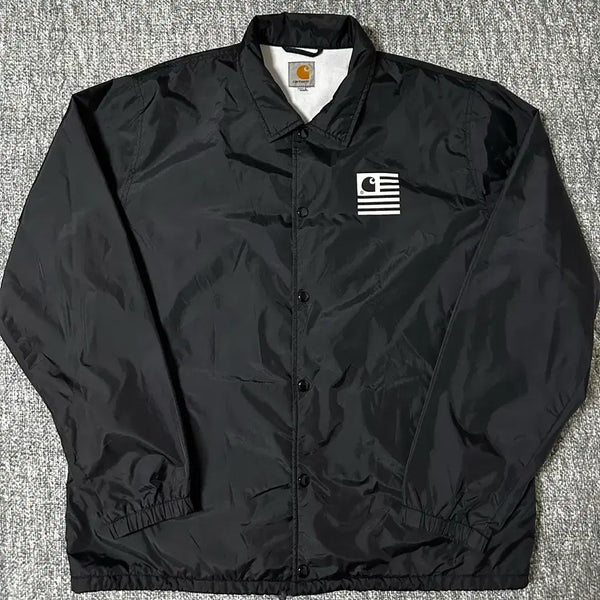 [BUNJANG] Carhartt WIP State Coach Jacket Black XL / 칼하트 WIP 스테이트 코치 자켓 XL 블랙