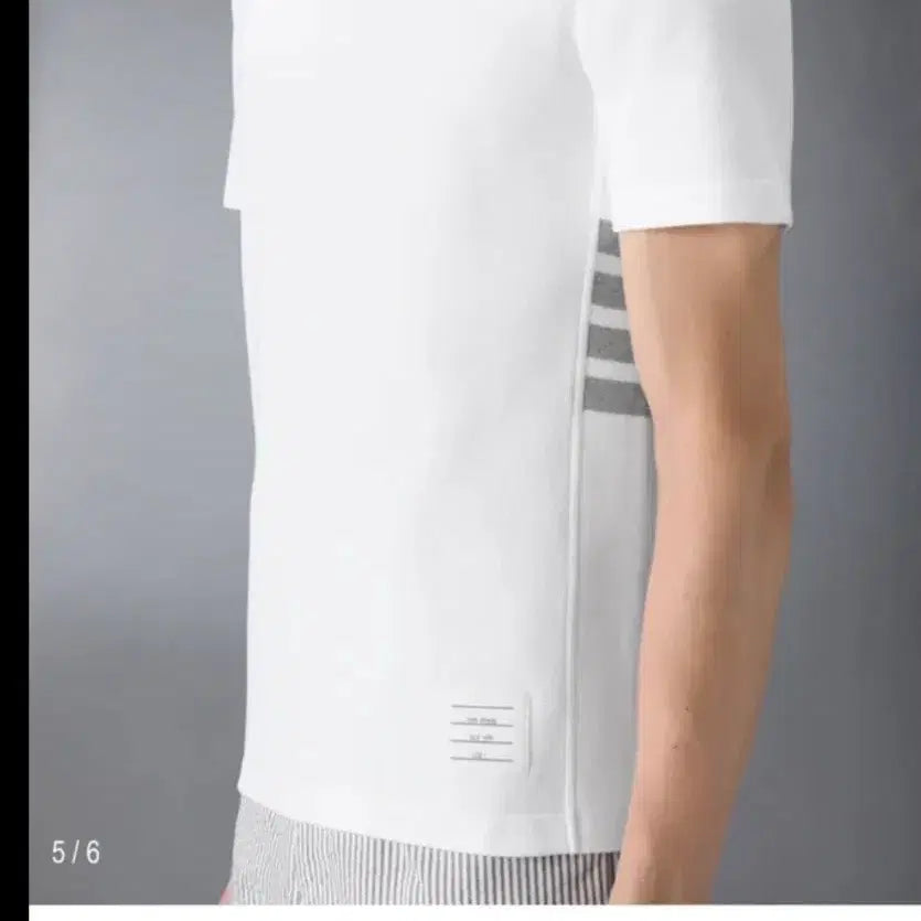 [BUNJANG] Thom Browne Classic Pique 4-Bar T-Shirt / 백화점판 톰브라운 클래식 피케 4-바 티
