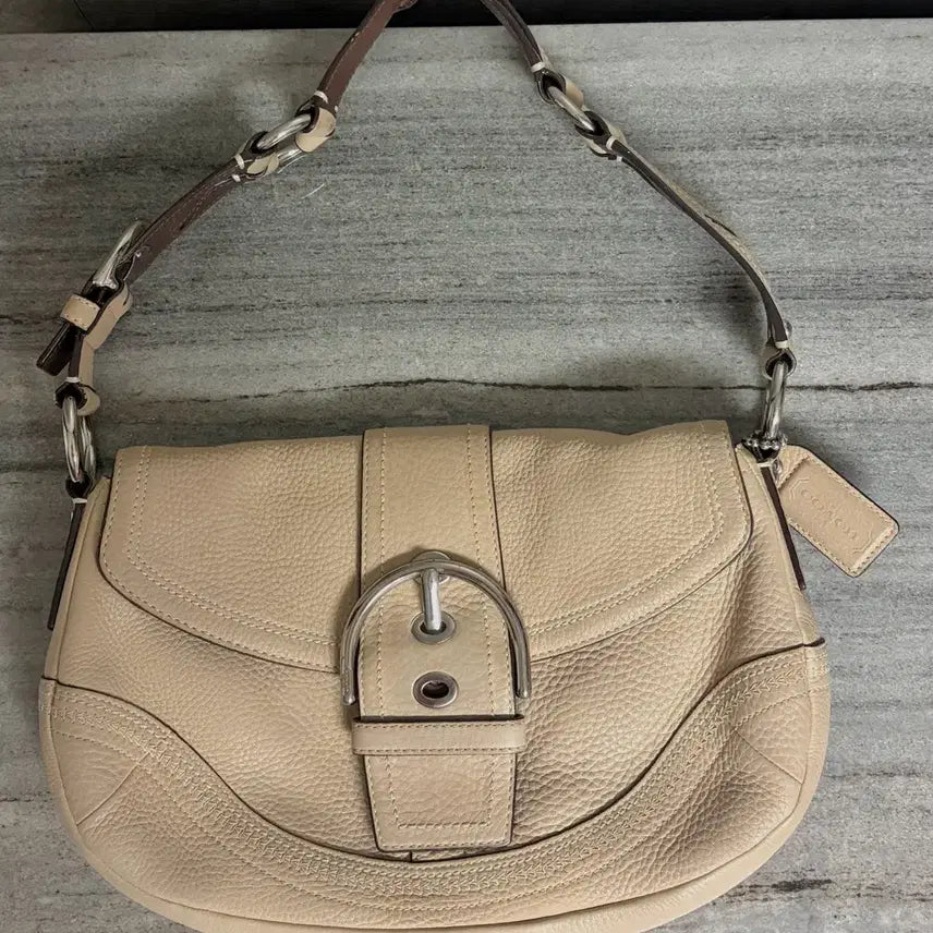 [BUNJANG] Coach Soho Leather Buckle Shoulder Bag / Coach vintage soho  빈티지 코치 가방 소호 레더 버클 숄더백