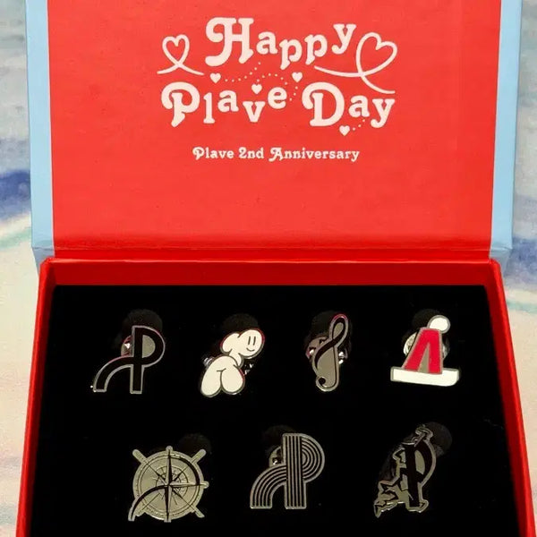 [BUNJANG] PLAVE 2nd Anniversary Badge Set / [원가양도] 해피플레이브데이 배지 세트
