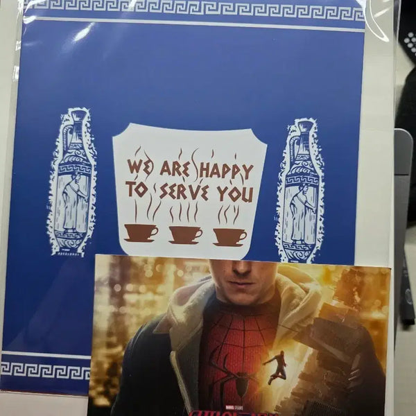 [BUNJANG] Spider-Man Brand New Day Peter Parker Letter Set with Postcard / 스파이더맨 편지&엽서