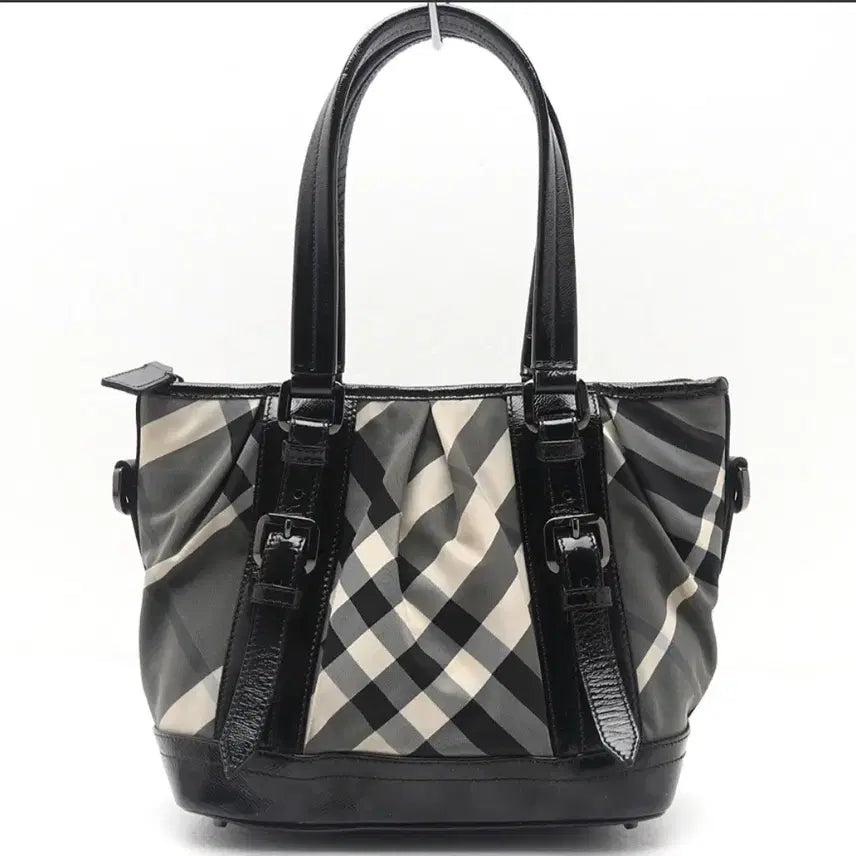 [BUNJANG] Burberry Beat Check Large Tote Bag / 버버리 비트 체크 로리 사첼백 토트백