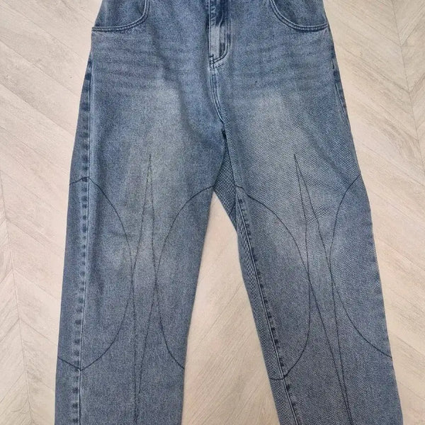 [BUNJANG] Extons Wide Fit Denim Pants L Size / 엑스톤즈 와이드핏 데님 팬츠 L사이즈