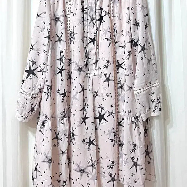[BUNJANG] SJ Star Pattern Chiffon Dress / SJ SJ 별 패턴 쉬폰 원피스 55-55반 상태 좋음