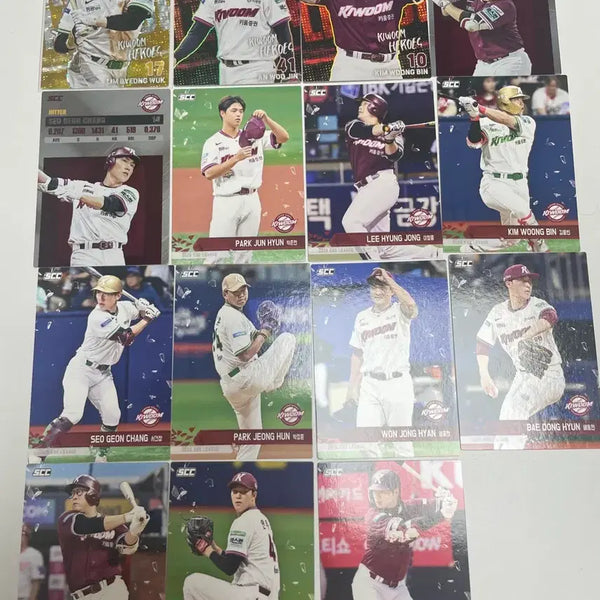 [BUNJANG] Kiwoom Heroes KBO Plus Cards 2026 Bundle Set (Including Im Byung-uk Parallel) / 키움 히어로즈 일괄 KBO 플러스 카드 2026 임병욱 페러렐 포함