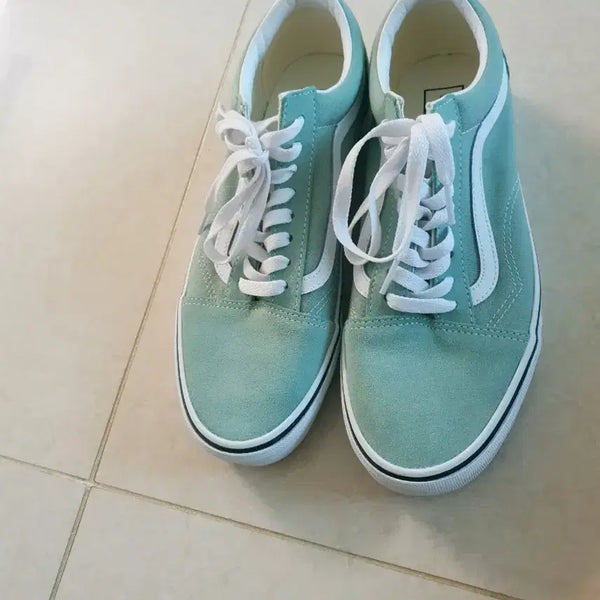 [BUNJANG] Vans Old Skool Mint Suede Sneakers 275mm / 한번도 안신은 반스 올드스쿨 민트 스웨이드 275mm