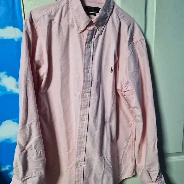 [BUNJANG] Polo Ralph Lauren Oxford Shirt Pink L / 폴로 랄프로렌 옥스포드 셔츠 핑크L