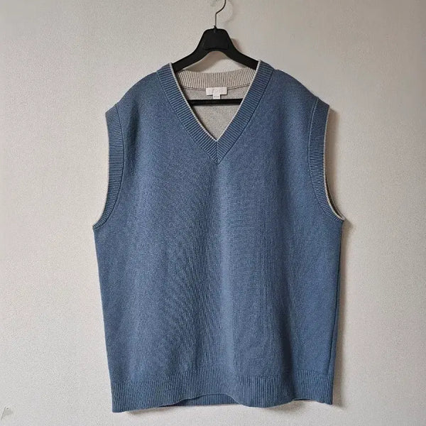 [BUNJANG] COS Men's Vest Sky Blue / COS 남성 베스트 105