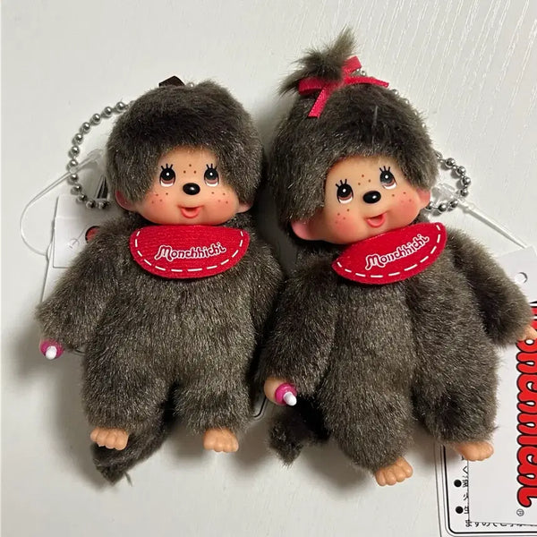 [BUNJANG] Monchhichi Mini Doll Keychain / 베베치치 애니멀 병아리 판다 인형 키링