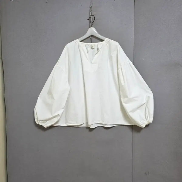 [BUNJANG] Ashley Shop White Blouse / 풍성한핏 화이트 블라우스 FF  n8317