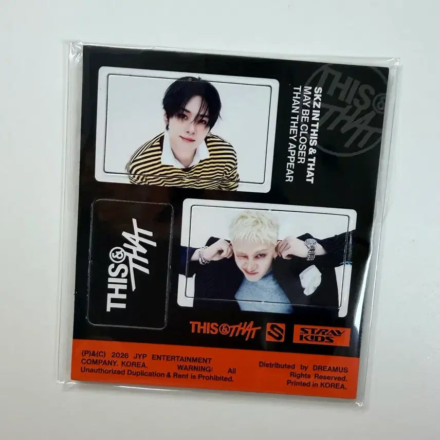 [BUNJANG] Stray Kids THIS & THAT THIS ver. Magnet / 스트레이 키즈 디스앤댓 THIS ver. 맏형즈 마그넷