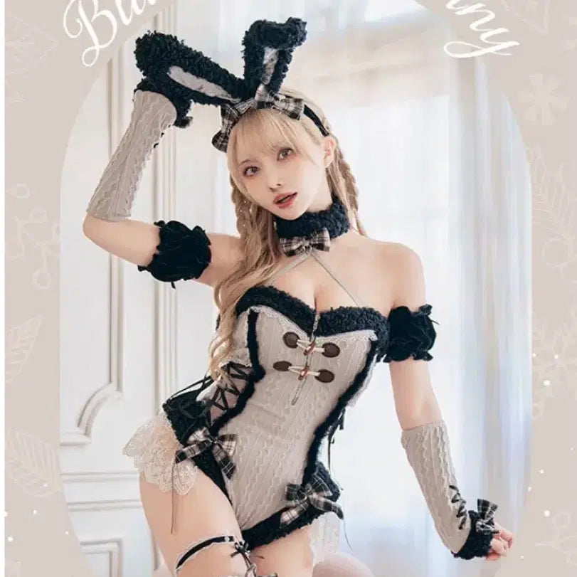 [BUNJANG] Mali Moon Knit Bunny Gray / 말리문 니트 버니 그레이
