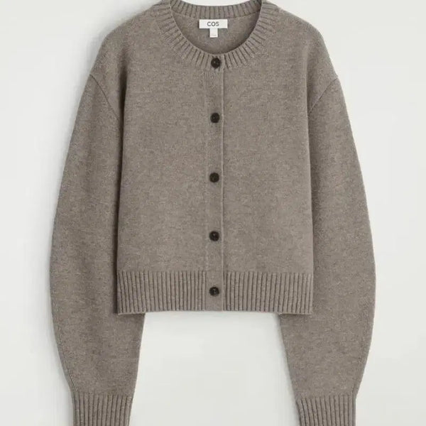 [BUNJANG] COS Merino Wool Cardigan / COS 메리노 울 가디건 몰 멜란지 s 새상품(최종 가격내림)