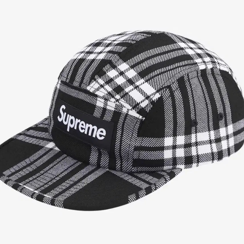 [BUNJANG] Supreme Lochcarron Camp Cap Black / 슈프림 로크캐론 캠프캡 블랙