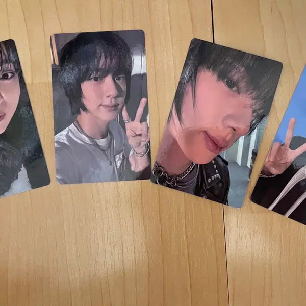 [BUNJANG] BTS Jin Weverse Early Bird Photocard 4-Set / BTS 방탄 진 JIN 에코 위버스 얼리버드 4종세트