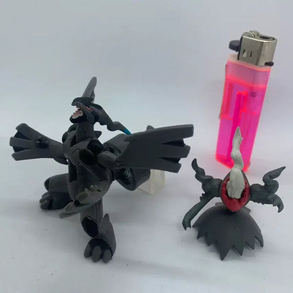 [BUNJANG] Pokemon Overdrive Zekrom & Darkrai Figure Set / 포켓몬스터 오버드라이브 제크로무 피규어 입체도감 가챠 다크라이 2종