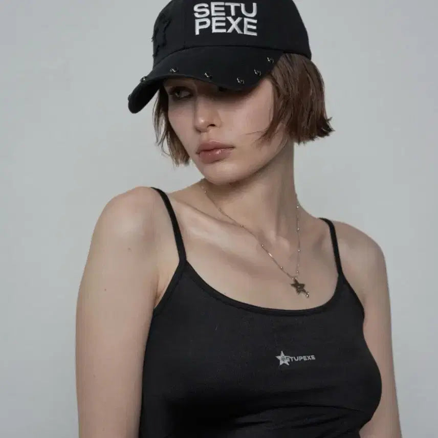 [BUNJANG] STUDEX STUDDED LOGO BALL CAP / 셋업이엑스이 STUDDED LOGO BALL CAP 볼캡 모자