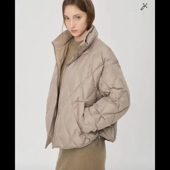 [BUNJANG] The Cashmere Quilted Padded Jacket / 더 캐시미어 패딩