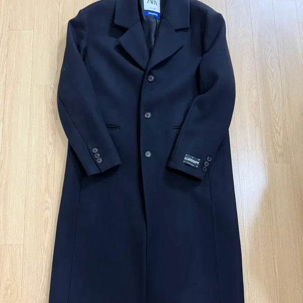 [BUNJANG] Zara x ADER Error Wool Blend Oversized Coat Black / 자라 x 아더에러 울 블렌드 오버사이즈 코트 블랙