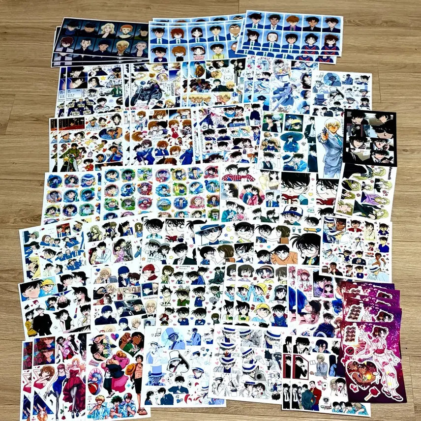 [BUNJANG] Detective Conan Sticker Bundle Set (Inse, Panse, Proof Photos) / 애니인스 명탐정코난 인믹 코난수꾸 코난 증명사진인스 판스 일괄