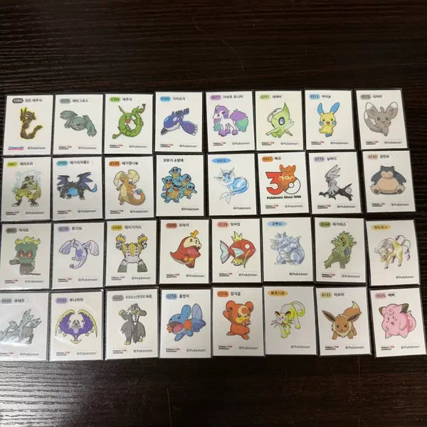 [BUNJANG] Pokemon Sticker Collection / 포켓몬 띠부실!!