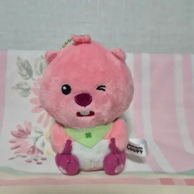 [BUNJANG] Luffy Four-Leaf Clover Plush Keychain / 루피 네잎클로버 인형 키링