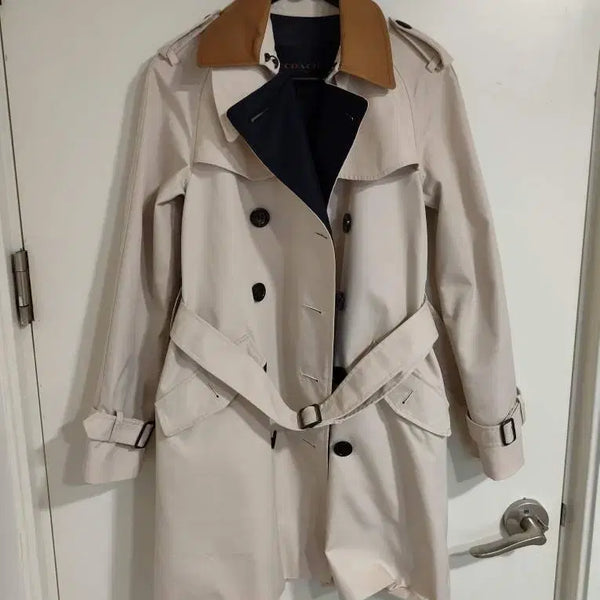 [BUNJANG] Coach Belted Trench Coat Beige / 55~66 코치 벨티드 트렌치코트 베이지