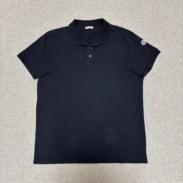 [BUNJANG] Moncler Logo Patch Polo Shirt / [L Size] 몽클레어 와펜 카라티