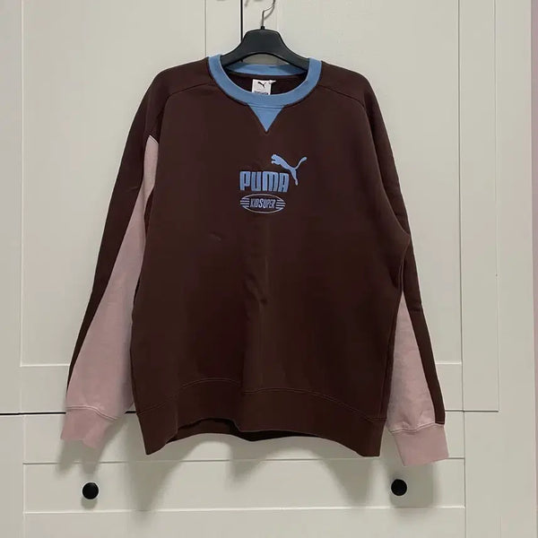 [BUNJANG] Puma x KidSuper Crewneck Sweatshirt Brown / 푸마X키드슈퍼 크루넥 스웻셔츠 브라운s