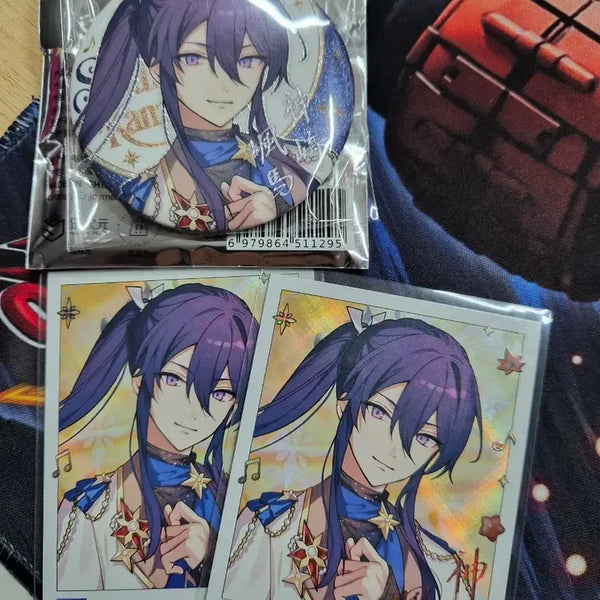[BUNJANG] Ensemble Stars! Sodam Set: Badge & Polaroid / 앙스타 팝업 소마 뱃지, 폴라로이드 일괄