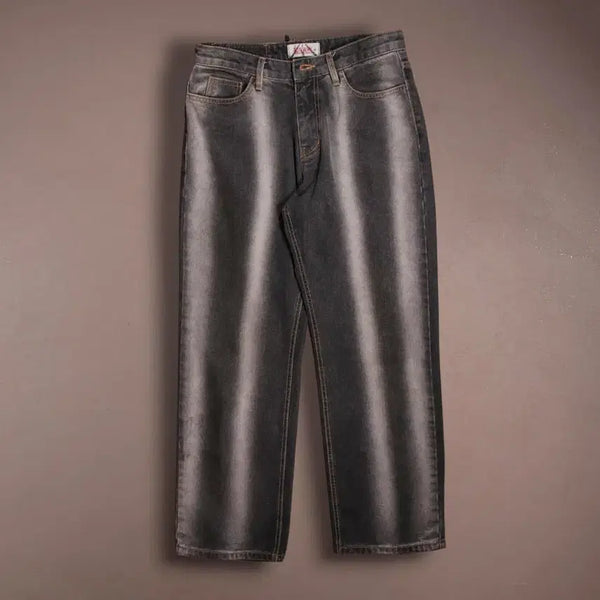 [BUNJANG] RUNWAY Washed Wide Denim Pants / RUNWAY 워싱 와이드 데님팬츠 A1078
