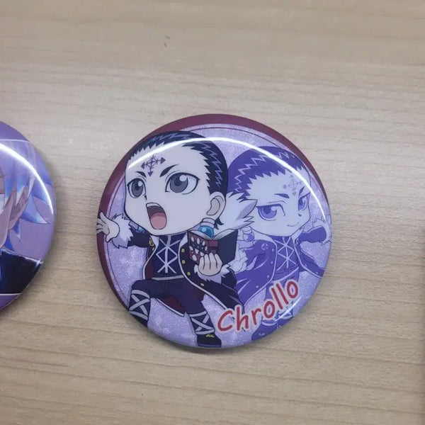 [BUNJANG] Hunter x Hunter Chrollo Lucilfer Can Badge / 헌터헌터 클로로 루실후르 캔뱃지