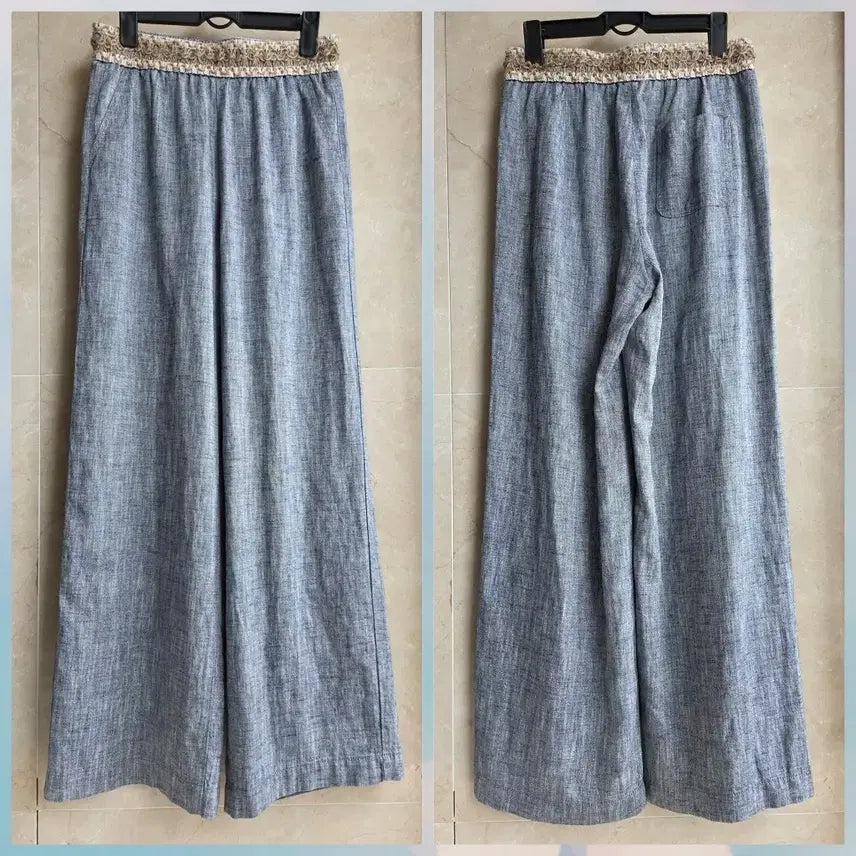 [BUNJANG] Pearl Wide Pants (Loewe Style) / 펄 와이드팬츠 (로에베 st