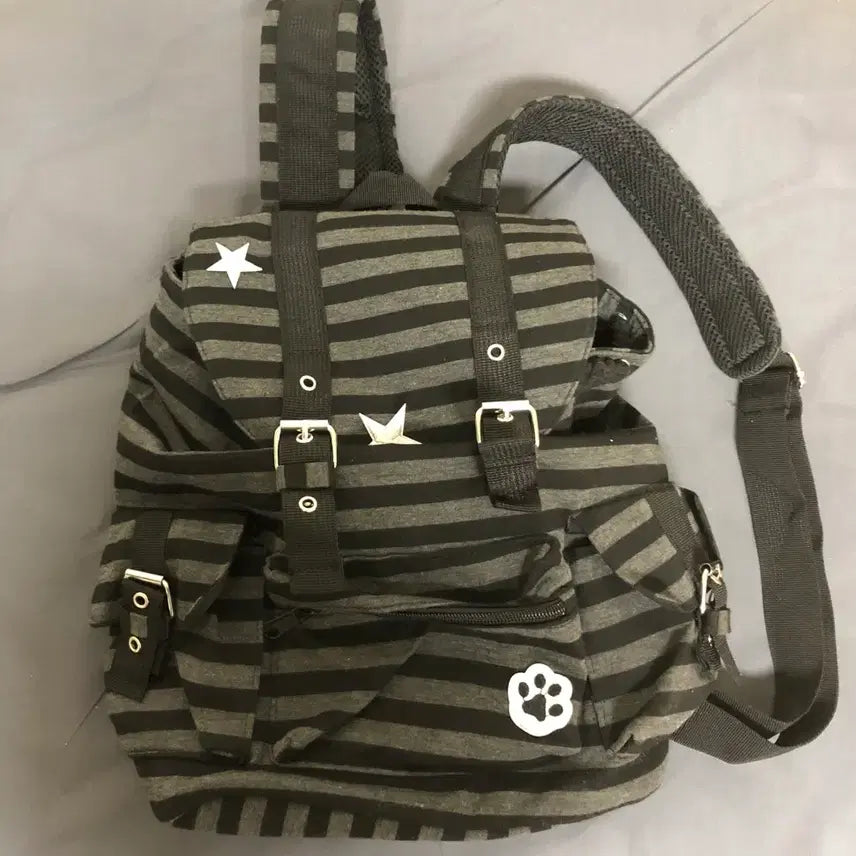 [BUNJANG] Stripe Backpack / 스트라이프 백팩