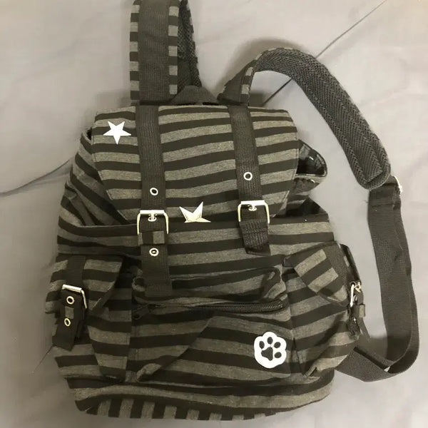 [BUNJANG] Stripe Backpack / 스트라이프 백팩