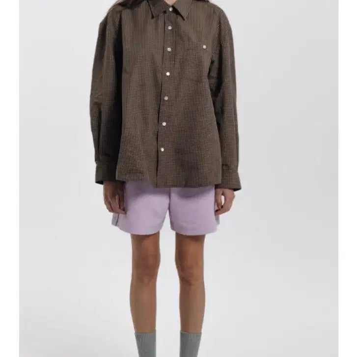 [BUNJANG] Haig A Routine Shirt (Brown) / 헤이그 a routine shirt (brown)