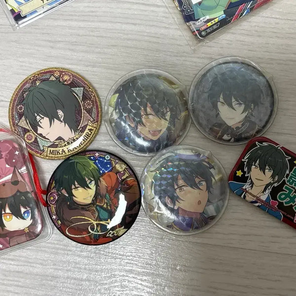 [BUNJANG] Ensemble Stars Mika Kagehira Can Badge Bundle Set / 앙스타 카게히라 미카 캔뱃지 7개 일괄