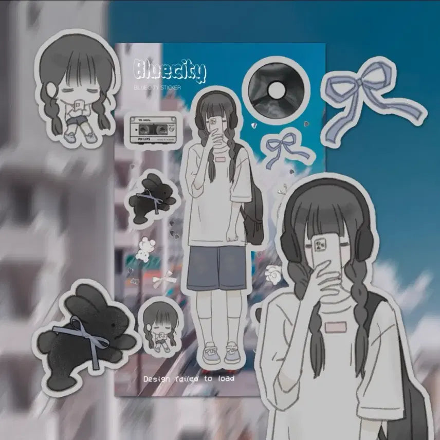 [BUNJANG] Your Shiny Bluecity Sticker / [유어신시어] bluecity 스티커