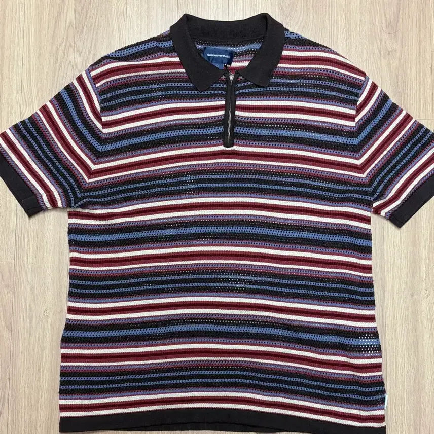 [BUNJANG] Thisisneverthat Stripe Knit Red / 디스이즈네버댓 스트라이프 니트 레드 L사이즈