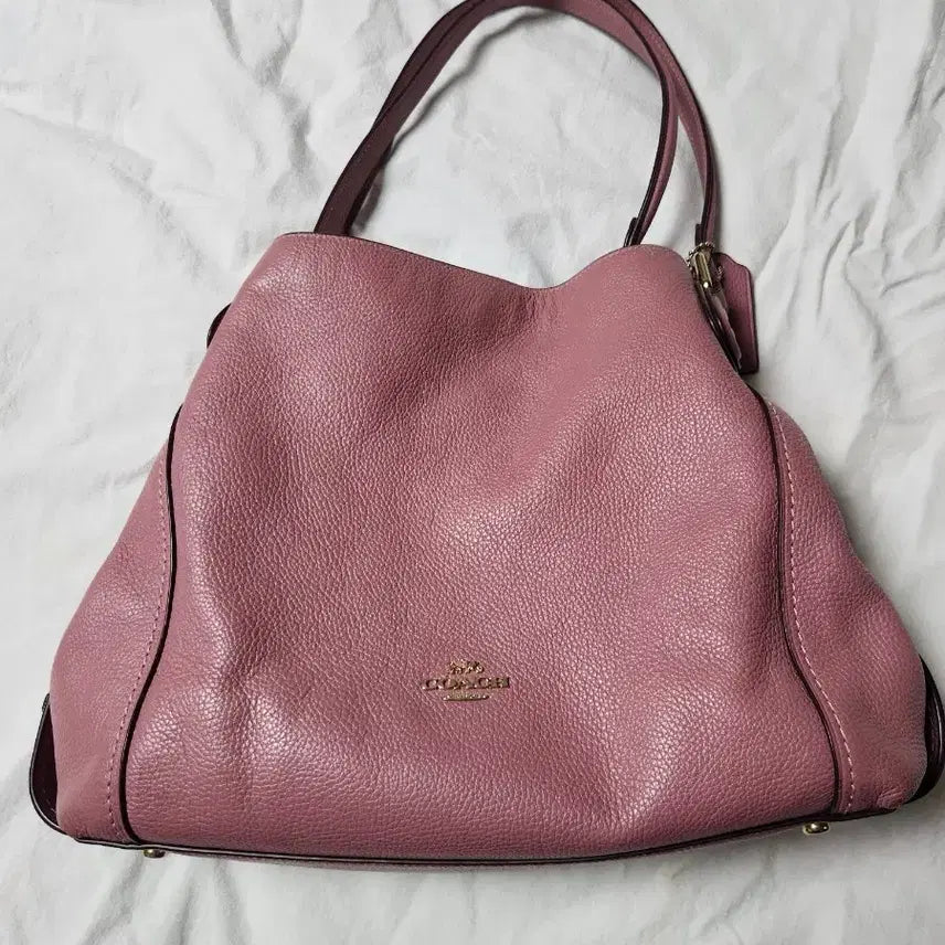 [BUNJANG] Coach Edie Shoulder Bag 31 Dusty Pink / 코치 숄더백 핑크