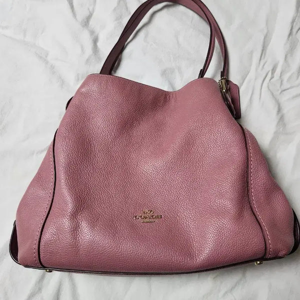 [BUNJANG] Coach Edie Shoulder Bag 31 Dusty Pink / 코치 숄더백 핑크