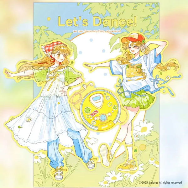 [BUNJANG] Rallang "Let's Dance!" Ver. Yellow CD Player Sticker / [랄랑] 조각스티커