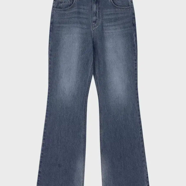 [BUNJANG] JUNNE P19 Denim Blue Flare Jeans / (S) 준느 P19 Denim Blue 데님 플레어 진 블루 JUNNE