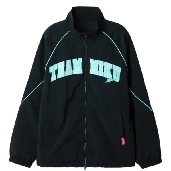 [BUNJANG] SPAO x Hatsune Miku Windbreaker Black (M) / 스파오 x 하츠네 미쿠 윈드브레이커 블랙(m/미개봉)