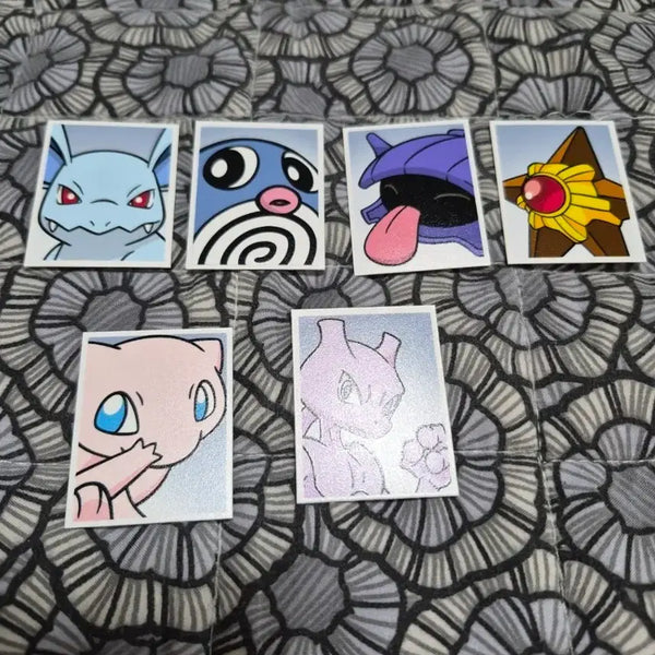[BUNJANG] Pokemon Mewtwo 6-Piece ID Photo Set / 포켓몬 증명사진 시크릿 뮤 뮤츠 6종세트