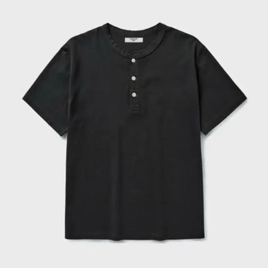 [BUNJANG] Unionblue Henry Neck Graphite T-Shirt L / 유니온블루 / 크래프트 헨리넥 그래파이트 / L